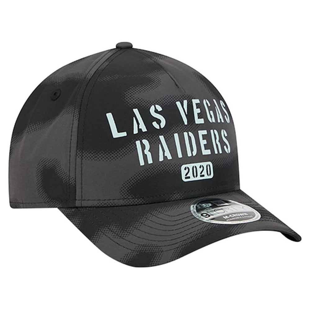 Las Vegas Raiders New Era Halftone Camo 9FORTY Hat - Gray - NFL