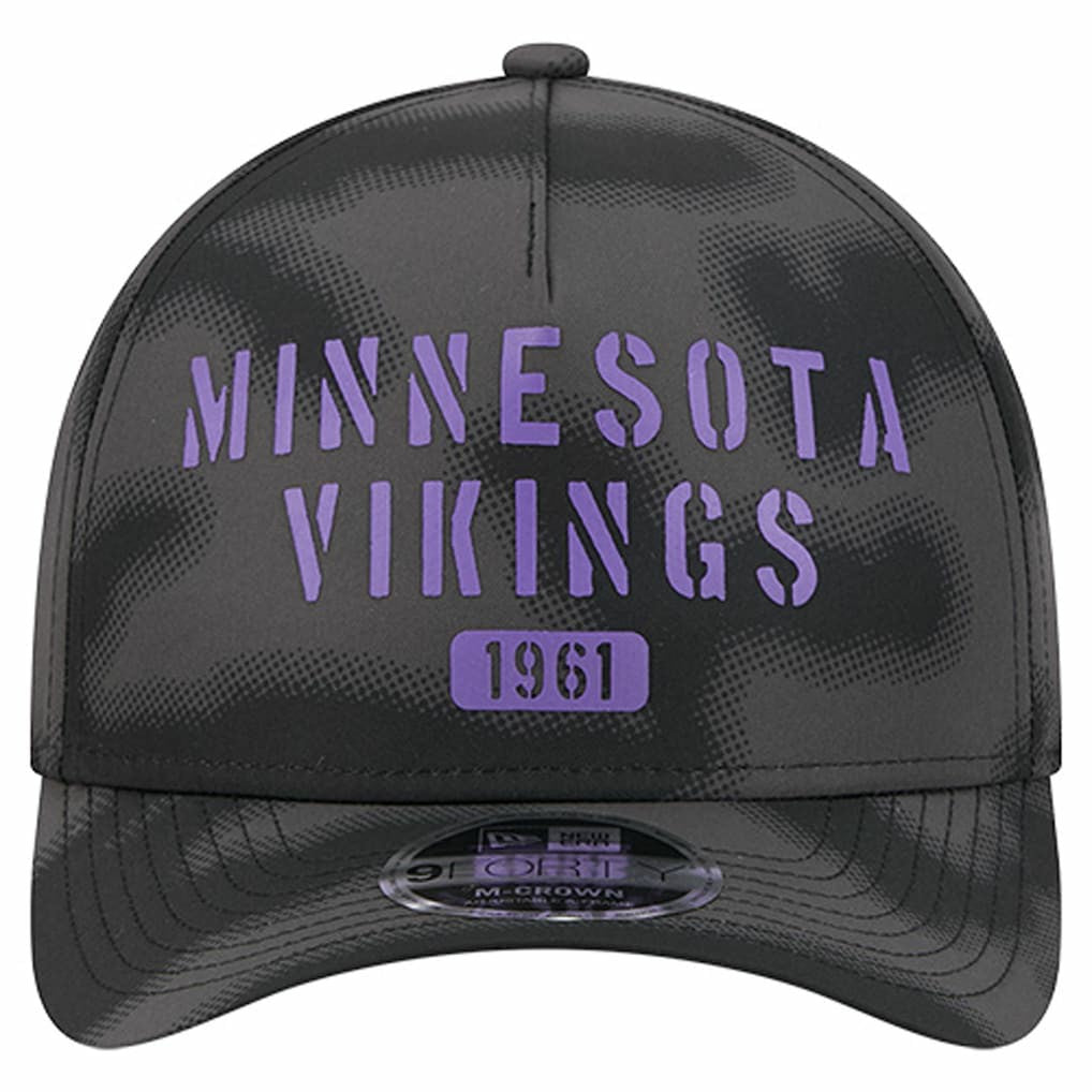 Minnesota Vikings New Era Halftone Camo 9FORTY Hat - Gray - NFL