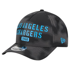 Los Angeles Chargers New Era Halftone Camo 9FORTY Hat - Gray - NFL