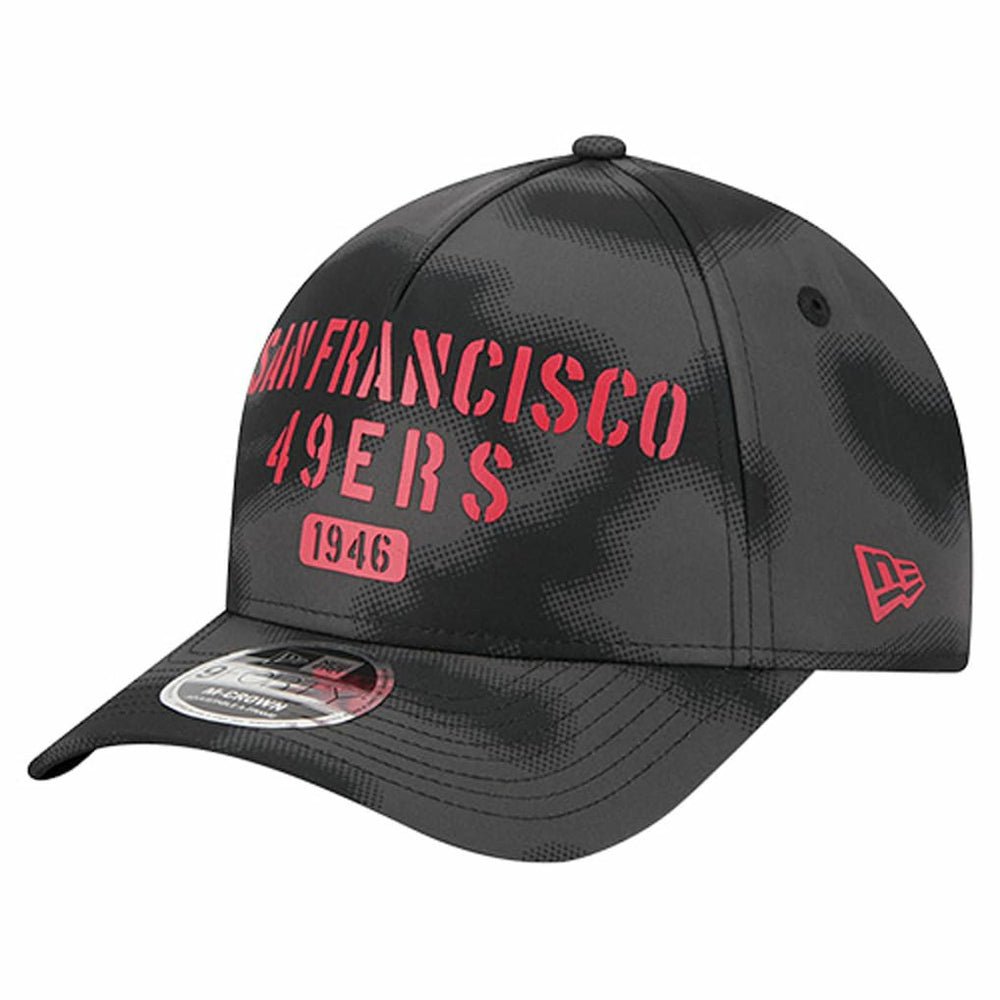 San Francisco 49ers New Era Halftone Camo 9FORTY Hat - Gray - NFL