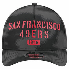 San Francisco 49ers New Era Halftone Camo 9FORTY Hat - Gray - NFL