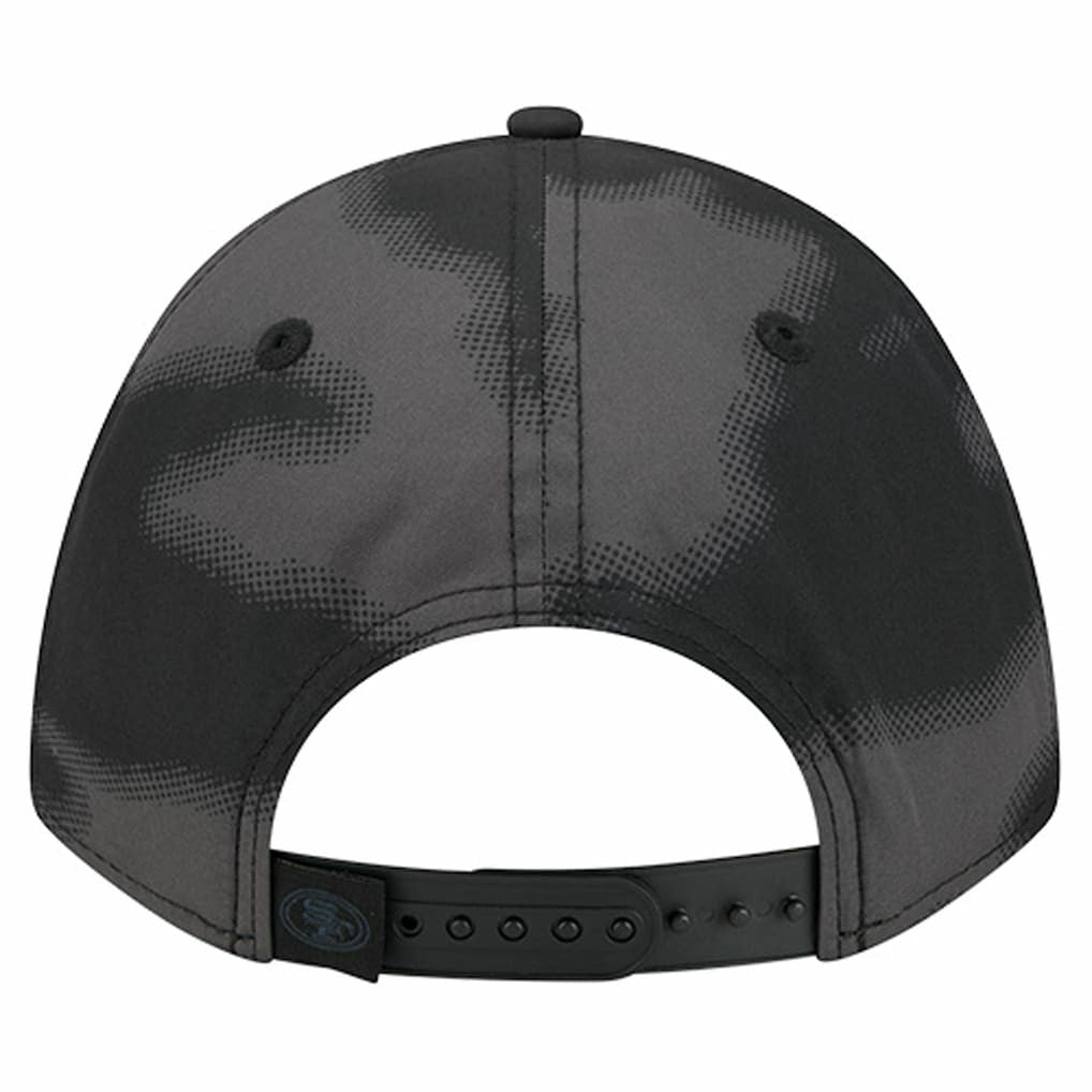 San Francisco 49ers New Era Halftone Camo 9FORTY Hat - Gray - NFL