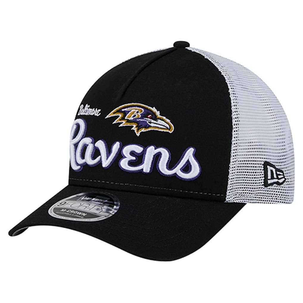 Baltimore Ravens New Era Side Lines 9FORTY Adjustable Hat - Black - NFL