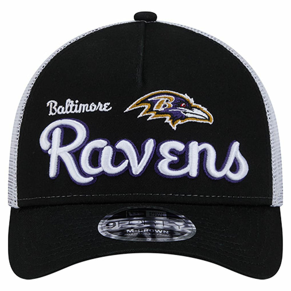 Baltimore Ravens New Era Side Lines 9FORTY Adjustable Hat - Black - NFL