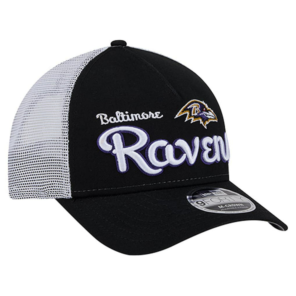 Baltimore Ravens New Era Side Lines 9FORTY Adjustable Hat - Black - NFL
