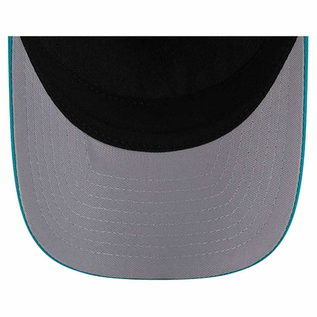 Miami Dolphins New Era Side Lines 9FORTY Adjustable Hat - Aqua - NFL