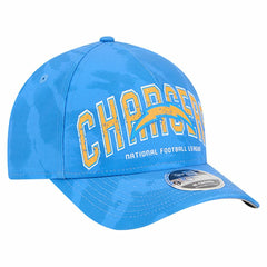 Los Angeles Chargers New Era Tie Dye Fade 9Forty M-Crown A-Frame Adjustable Hat - Powder Blue - NFL