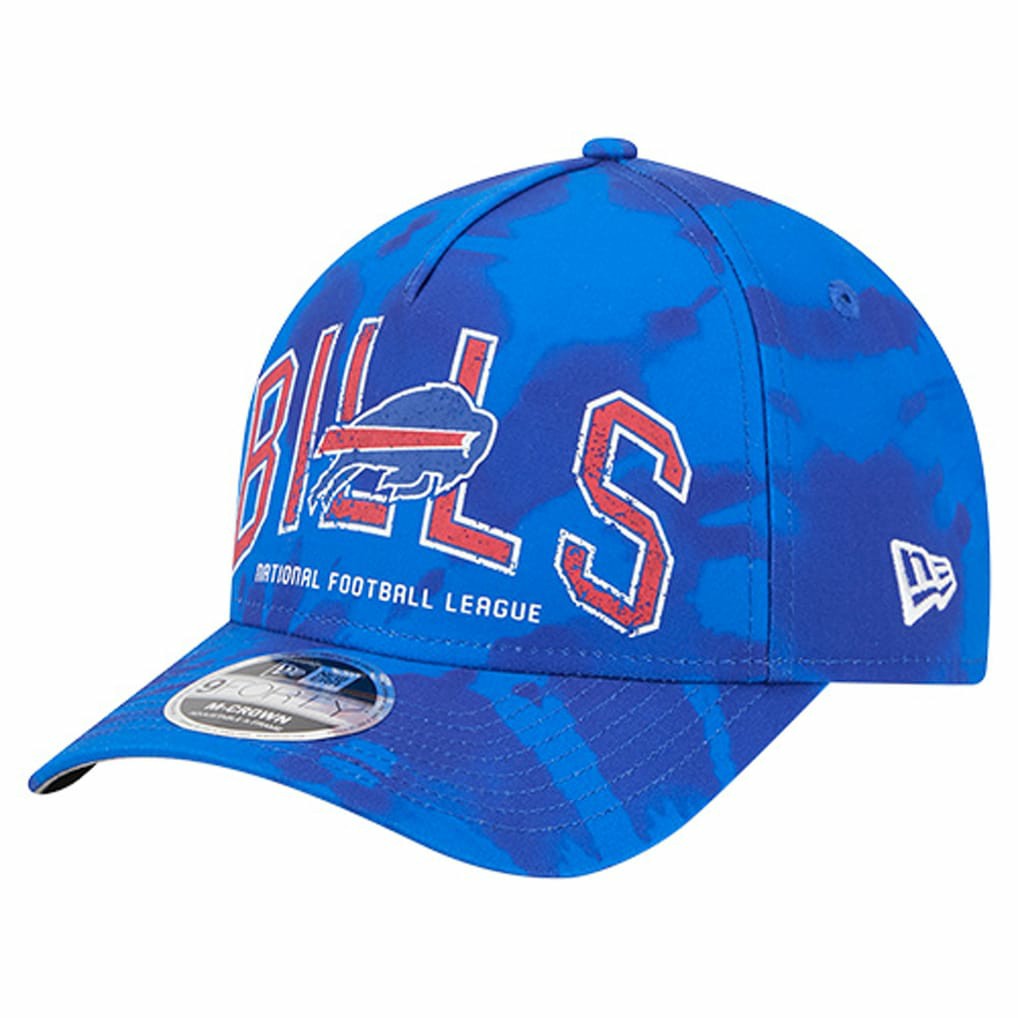 Buffalo Bills New Era Tie Dye Fade 9Forty M-Crown A-Frame Adjustable Hat - Royal - NFL