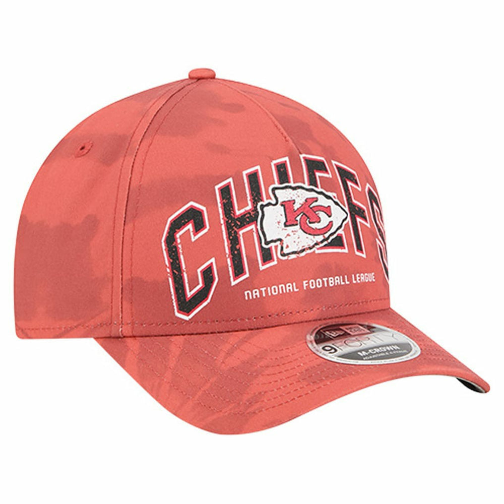 Kansas City Chiefs New Era Tie Dye Fade 9Forty M-Crown A-Frame Adjustable Hat - Red - NFL