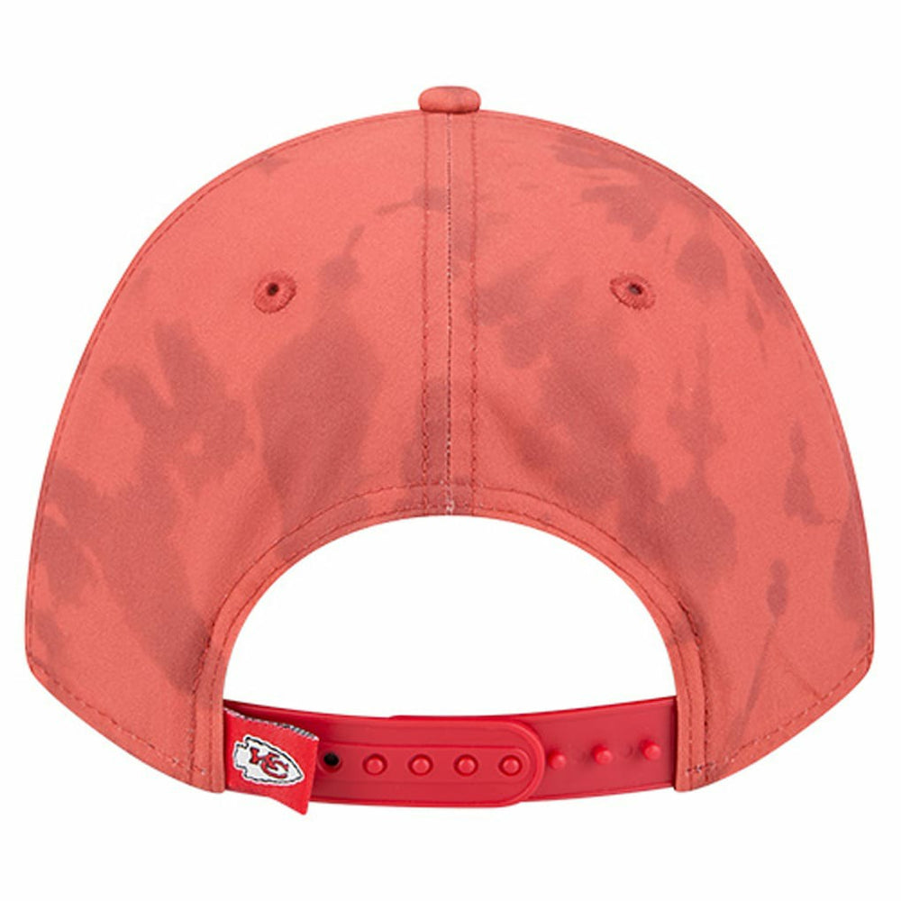 Kansas City Chiefs New Era Tie Dye Fade 9Forty M-Crown A-Frame Adjustable Hat - Red - NFL