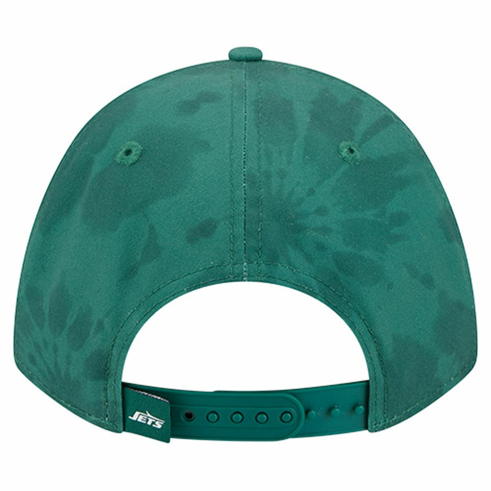 New York Jets New Era Tie Dye Fade 9Forty M-Crown A-Frame Adjustable Hat - Green - NFL