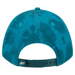 Philadelphia Eagles New Era Tie Dye Fade 9Forty M-Crown A-Frame Adjustable Hat - Midnight Green - NFL