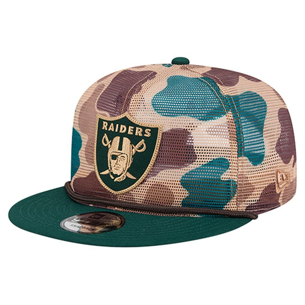 Las Vegas Raiders New Era Duck Camo 9FIFTY Snapback Hat - Camo - NFL