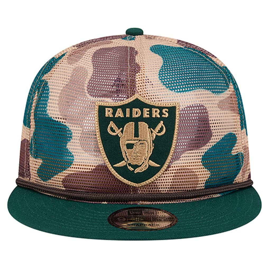 Las Vegas Raiders New Era Duck Camo 9FIFTY Snapback Hat - Camo - NFL