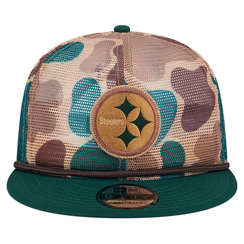 Pittsburgh Steelers New Era Duck Camo 9FIFTY Snapback Hat - Camo - NFL