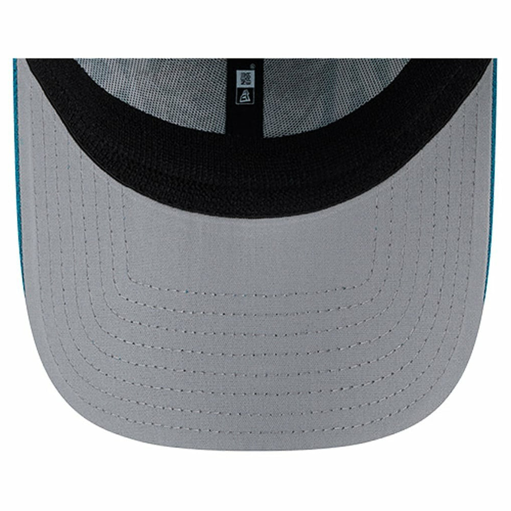 Jacksonville Jaguars New Era Overlap Logo 39THIRTY Stretch Fit Hat - Teal - NFL