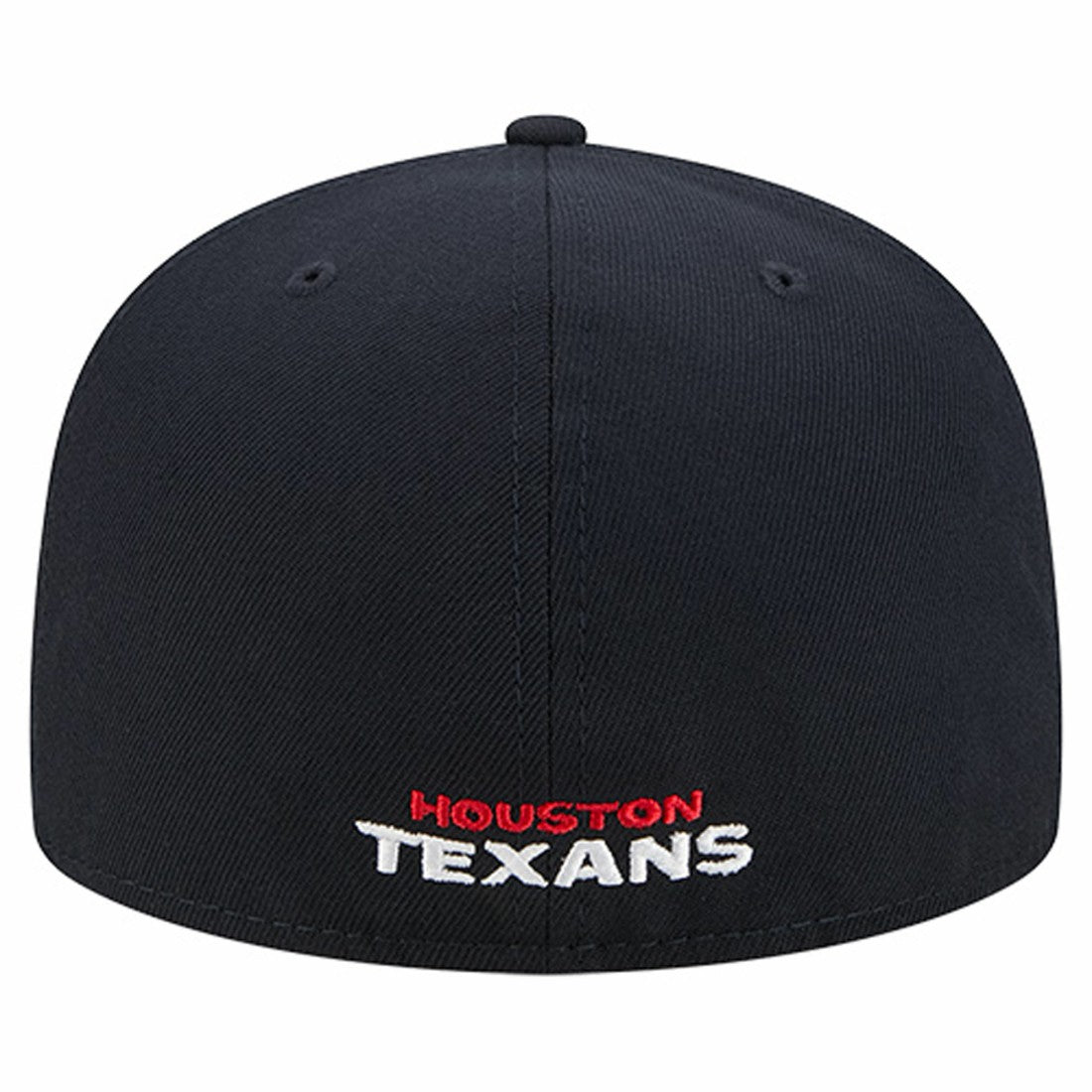 Houston Texans New Era Overlap Wordmark 59FIFTY Fitted Hat - Navy - NFL