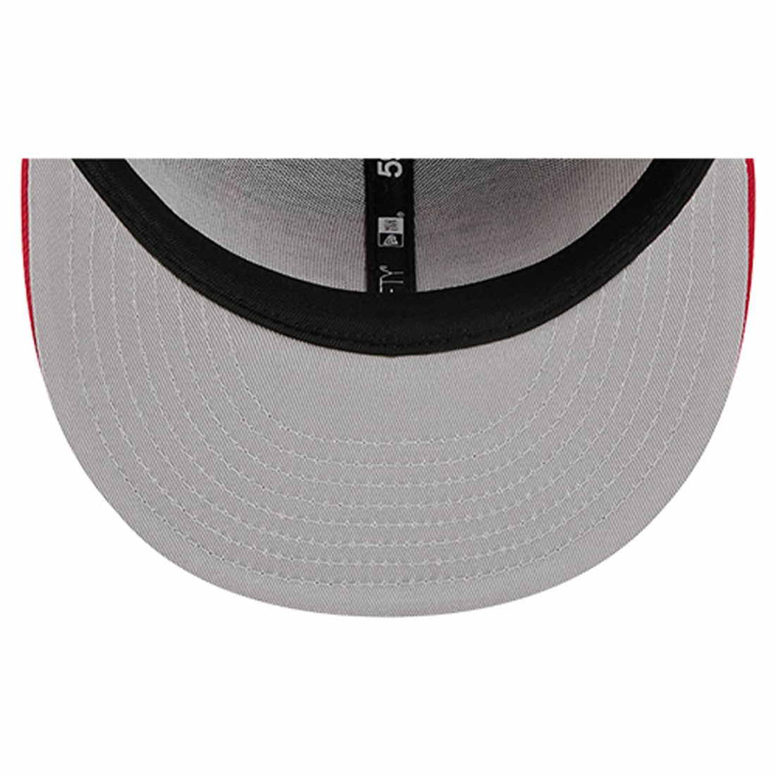 Tampa Bay Buccaneers New Era Overlap Wordmark 59FIFTY Fitted Hat - Red - NFL