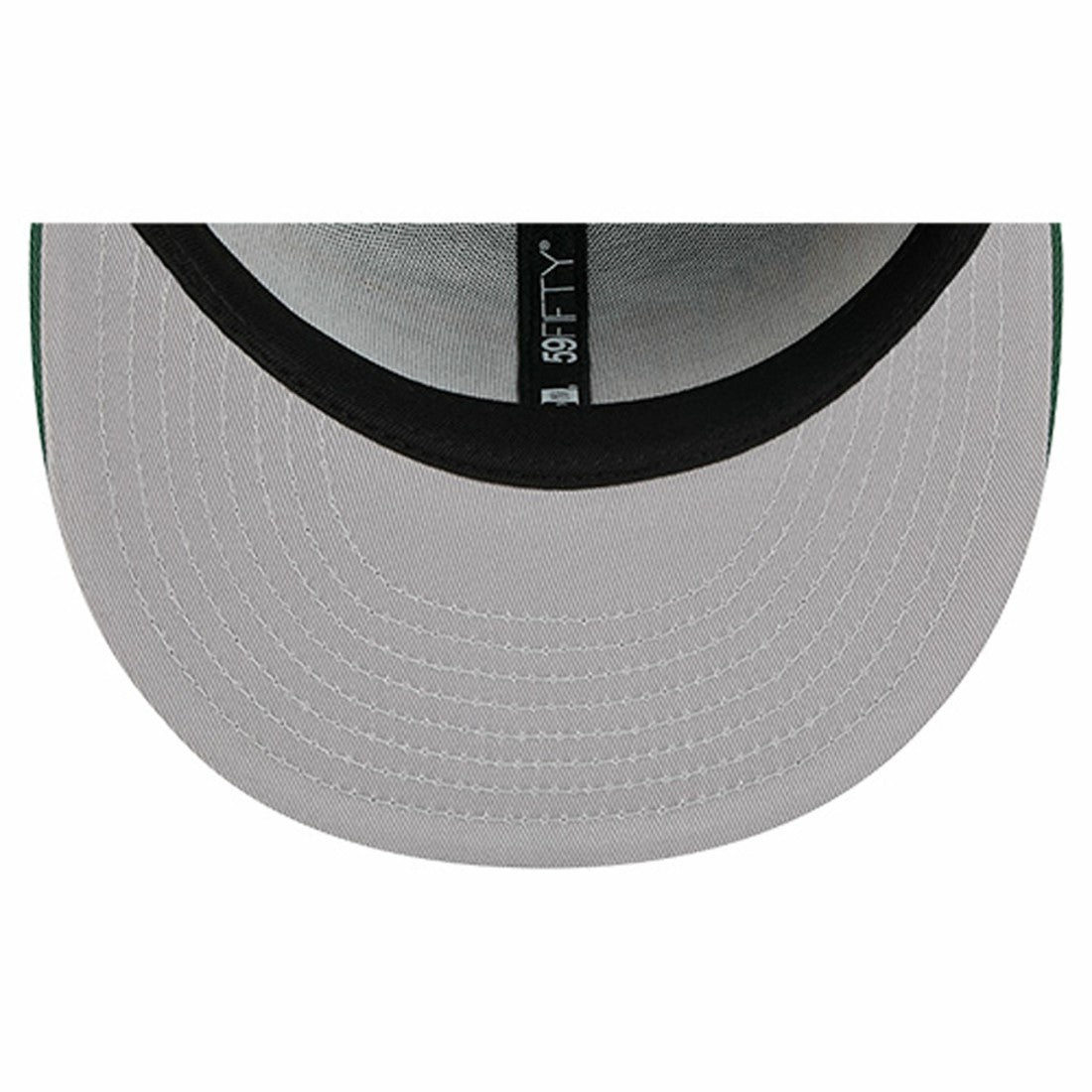 Green Bay Packers New Era Overlap Wordmark 59FIFTY Fitted Hat - Green - NFL