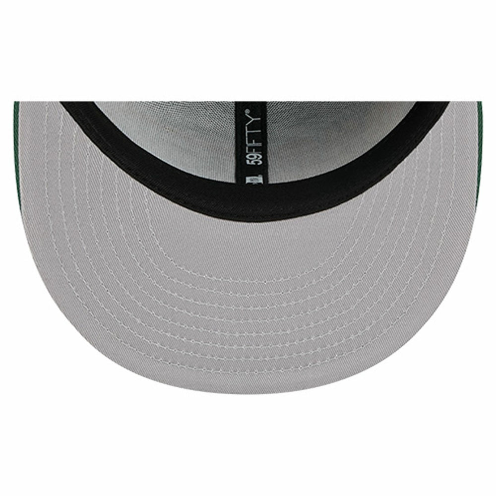 Green Bay Packers New Era Overlap Wordmark 59FIFTY Fitted Hat - Green - NFL