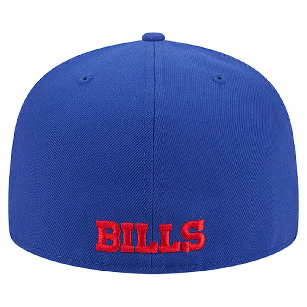 Buffalo Bills New Era Overlap Wordmark 59FIFTY Fitted Hat - Royal - NFL
