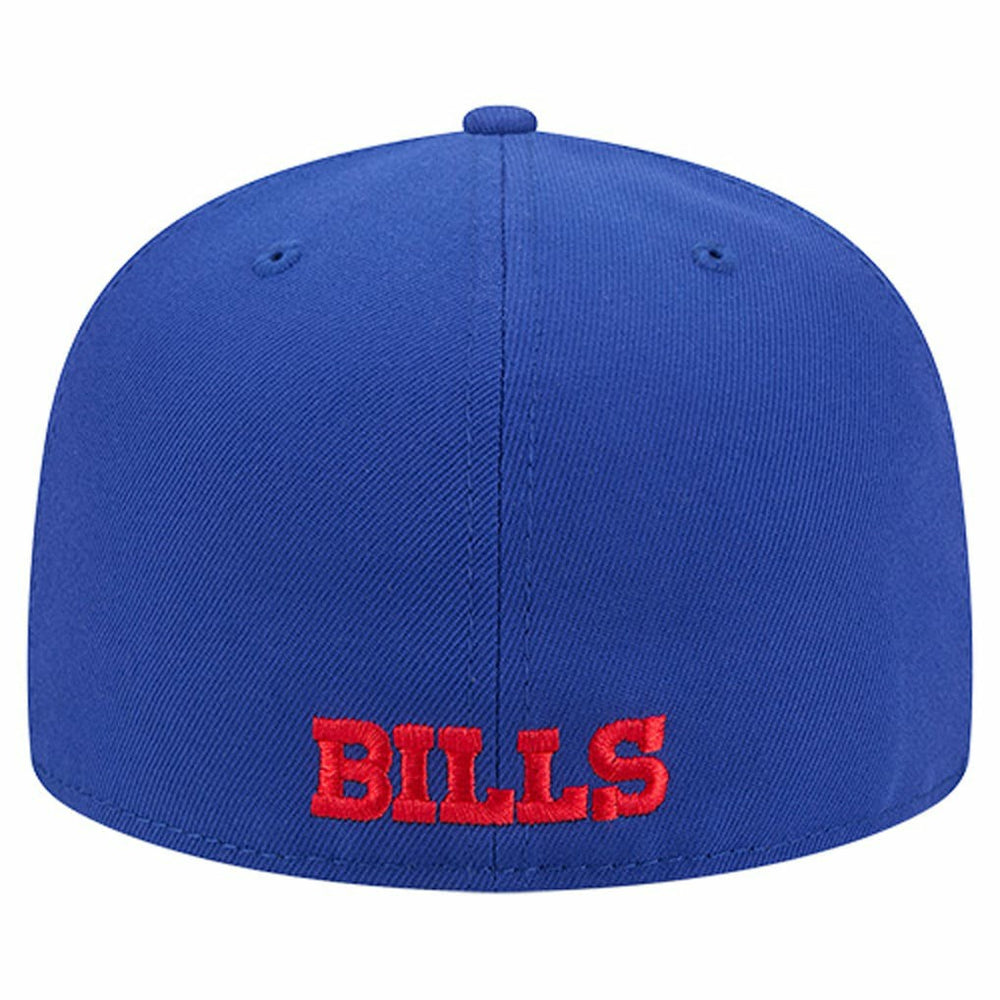Buffalo Bills New Era Overlap Wordmark 59FIFTY Fitted Hat - Royal - NFL
