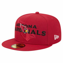 Arizona Cardinals New Era Overlap Wordmark 59FIFTY Fitted Hat - Cardinal - NFL
