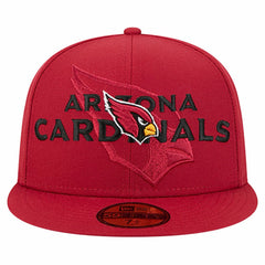 Arizona Cardinals New Era Overlap Wordmark 59FIFTY Fitted Hat - Cardinal - NFL