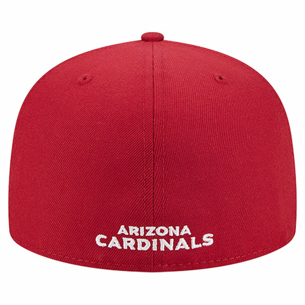 Arizona Cardinals New Era Overlap Wordmark 59FIFTY Fitted Hat - Cardinal - NFL