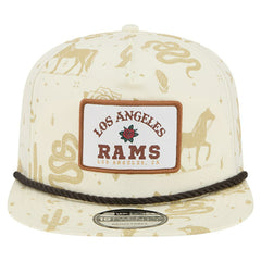 Los Angeles Rams New Era Desert Rose 19TWENTY Adjustable Hat - Cream - NFL