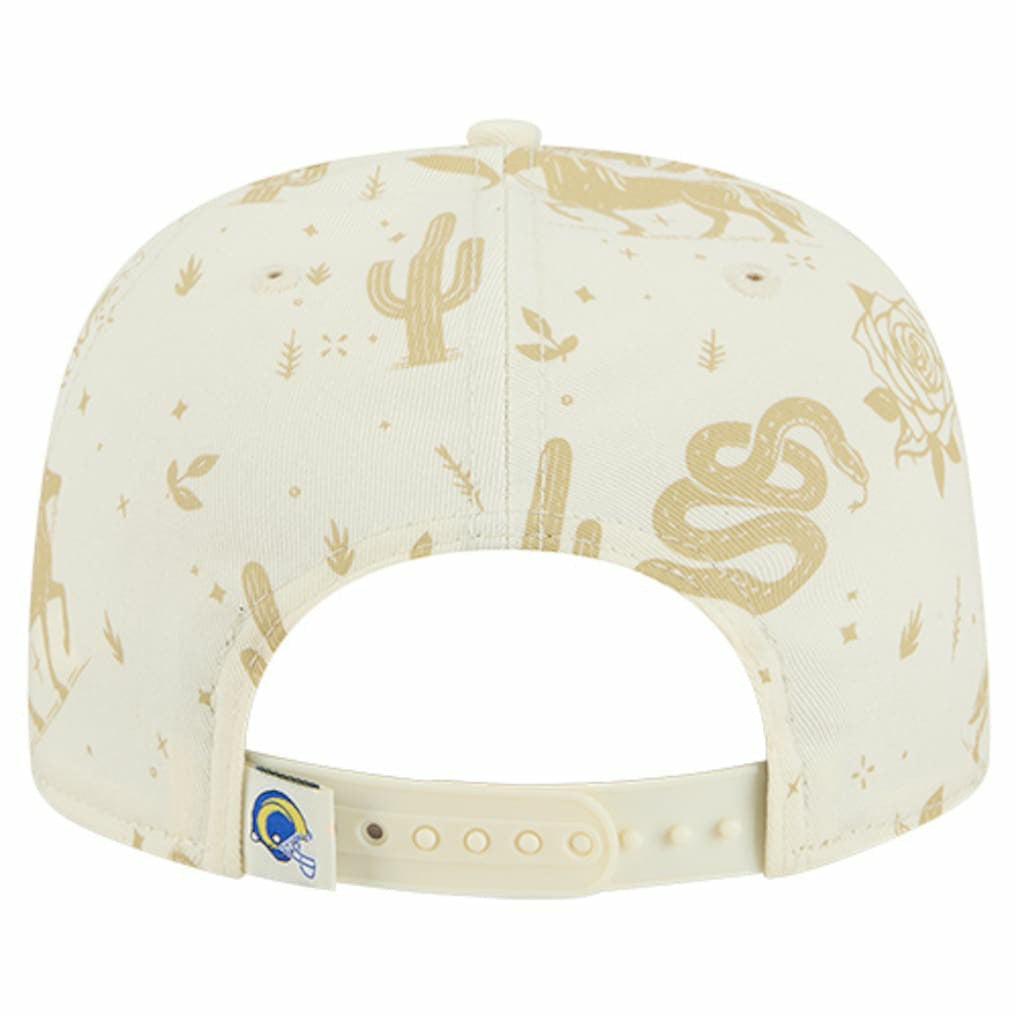 Los Angeles Rams New Era Desert Rose 19TWENTY Adjustable Hat - Cream - NFL