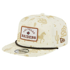 Las Vegas Raiders New Era Desert Rose 19TWENTY Adjustable Hat - Cream - NFL