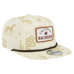 Las Vegas Raiders New Era Desert Rose 19TWENTY Adjustable Hat - Cream - NFL