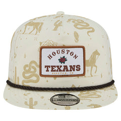 Houston Texans New Era Desert Rose 19TWENTY Adjustable Hat - Cream - NFL