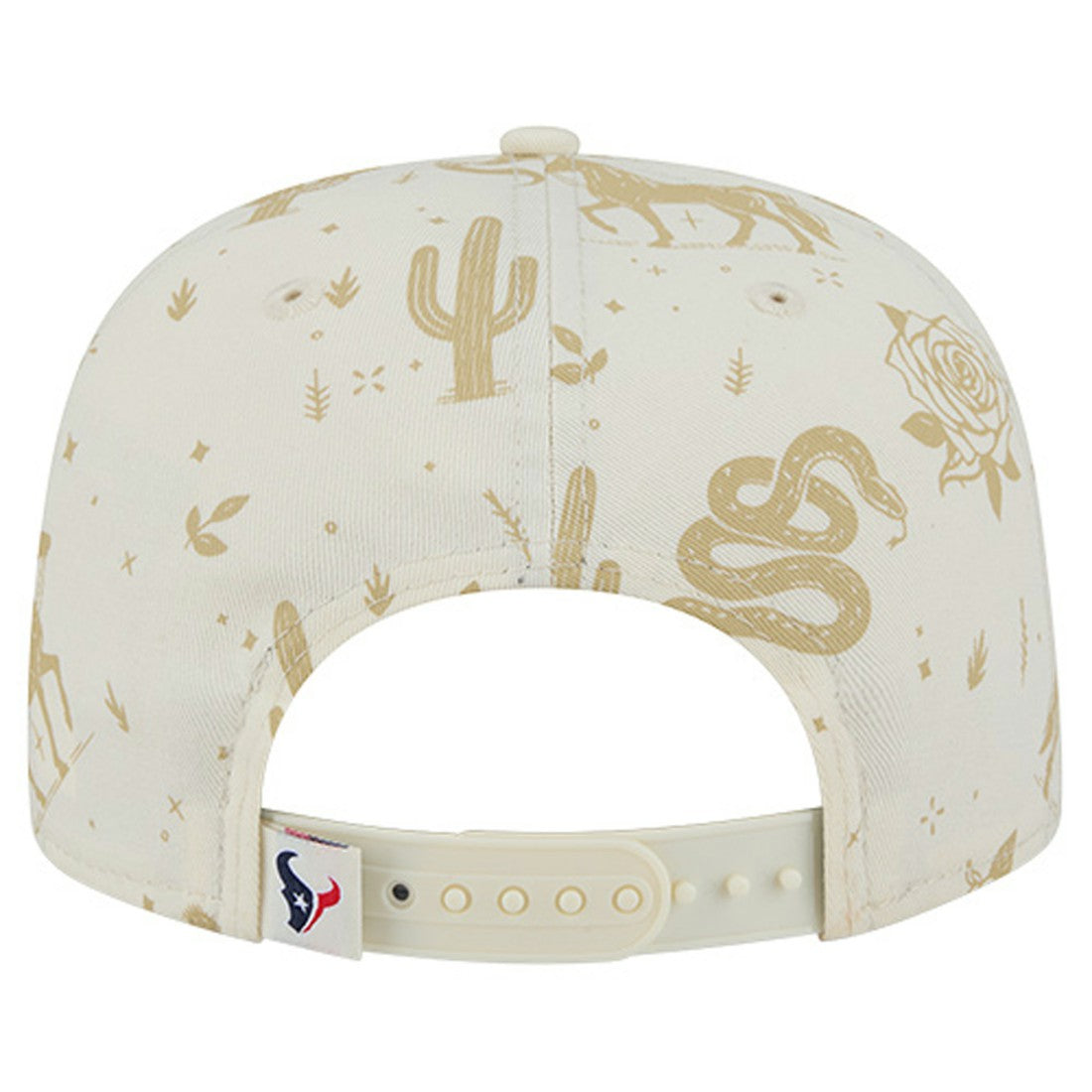 Houston Texans New Era Desert Rose 19TWENTY Adjustable Hat - Cream - NFL