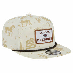 Miami Dolphins New Era Desert Rose 19TWENTY Adjustable Hat - Cream - NFL
