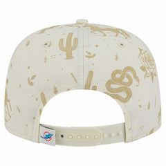 Miami Dolphins New Era Desert Rose 19TWENTY Adjustable Hat - Cream - NFL
