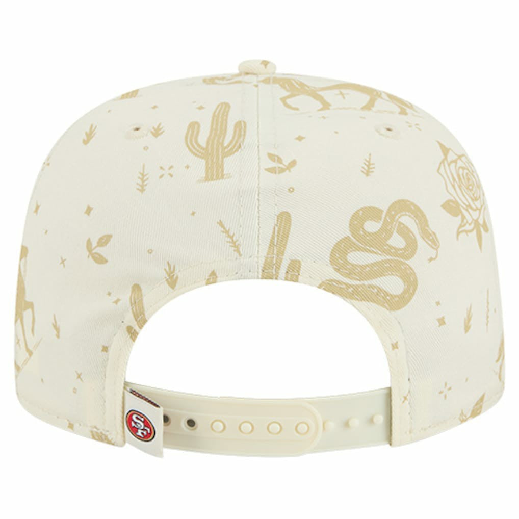 San Francisco 49ers New Era Desert Rose 19TWENTY Adjustable Hat - Cream - NFL