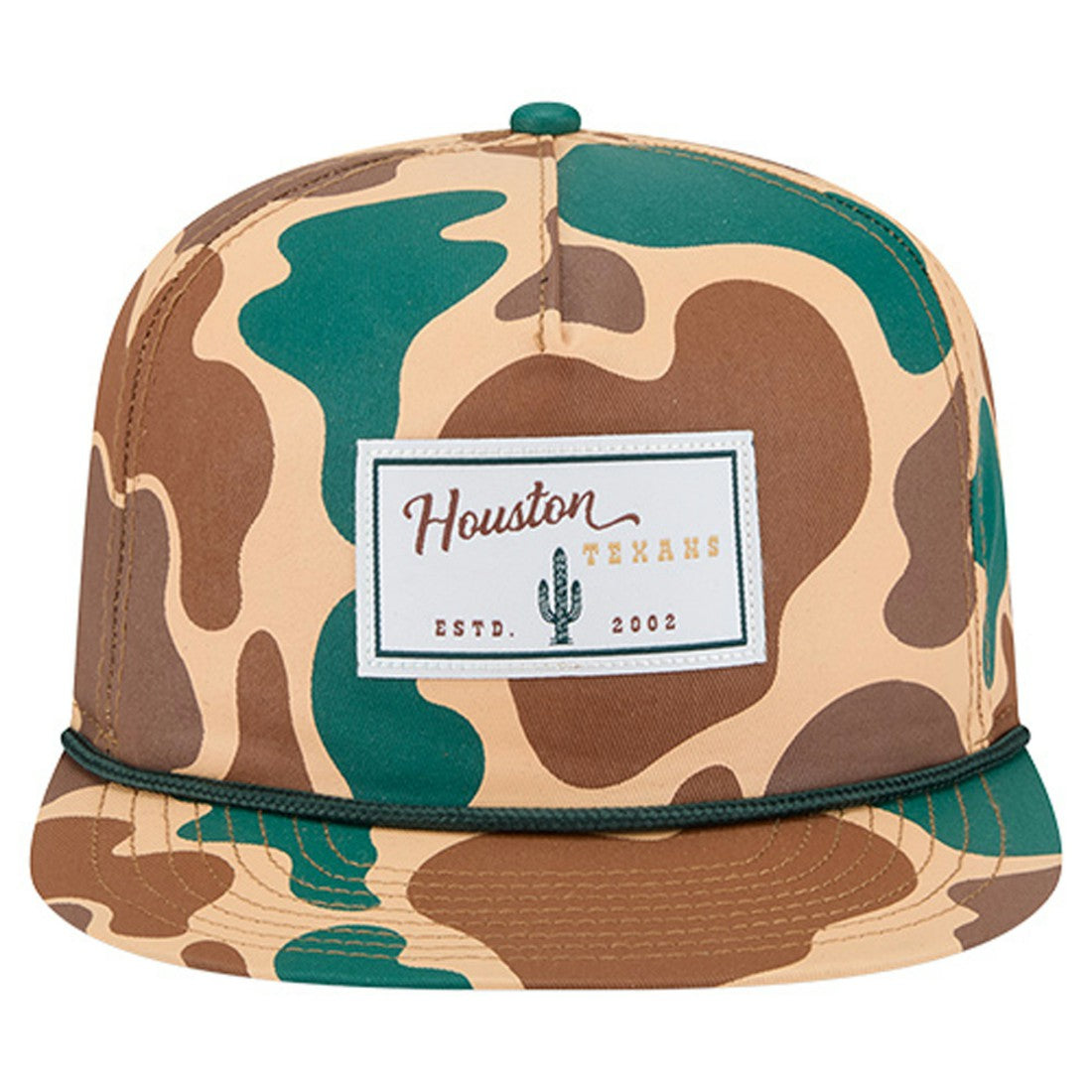 Houston Texans New Era Duck Rope 19TWENTY Snapback Hat - Camo - NFL