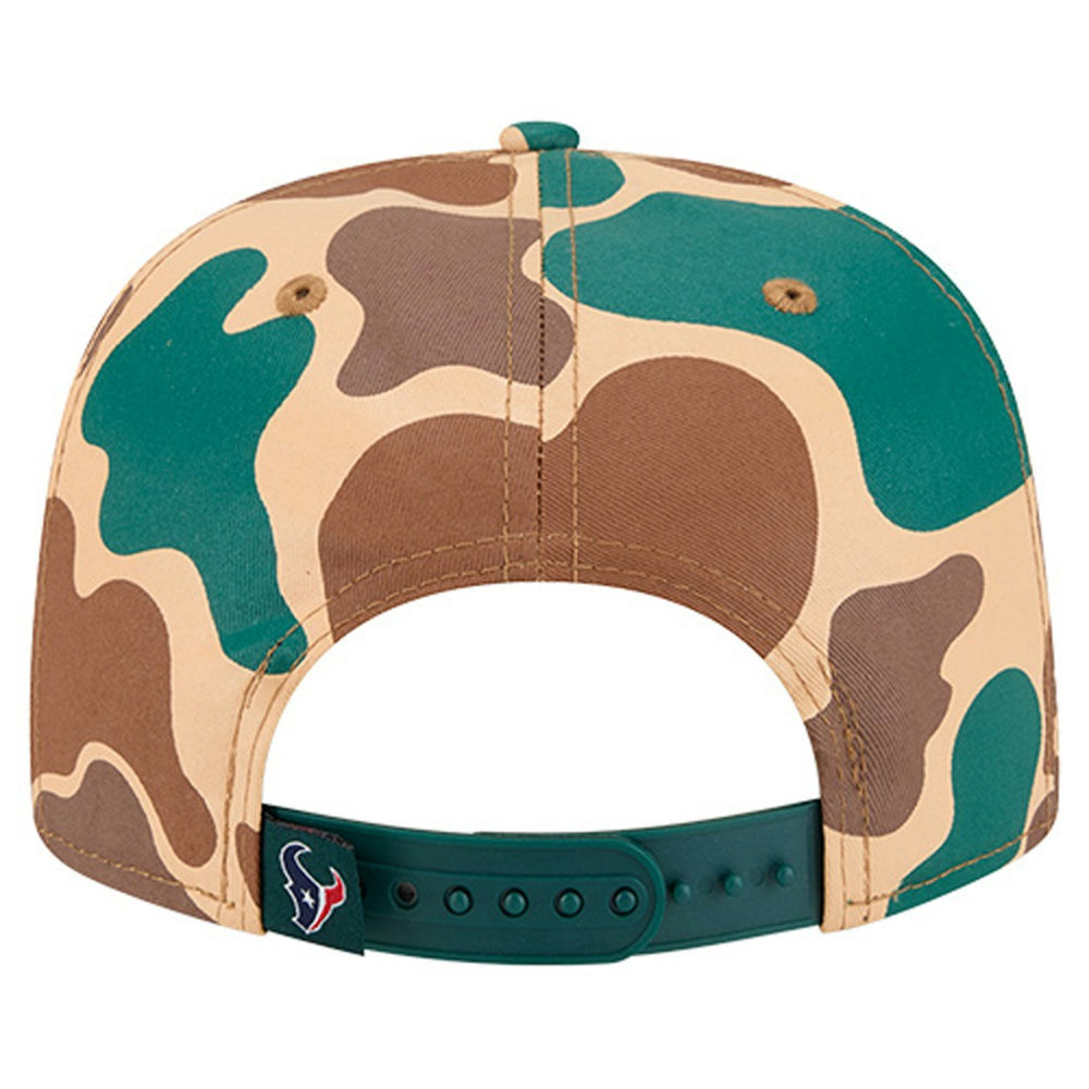 Houston Texans New Era Duck Rope 19TWENTY Snapback Hat - Camo - NFL