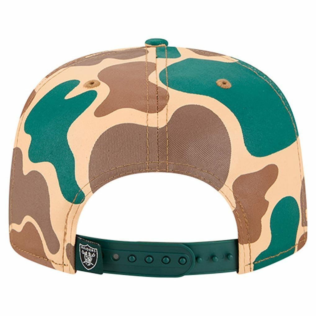 Las Vegas Raiders New Era Duck Rope 19TWENTY Snapback Hat - Camo - NFL