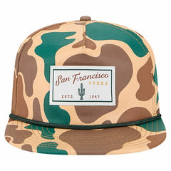 San Francisco 49ers New Era Duck Rope 19TWENTY Snapback Hat - Camo - NFL