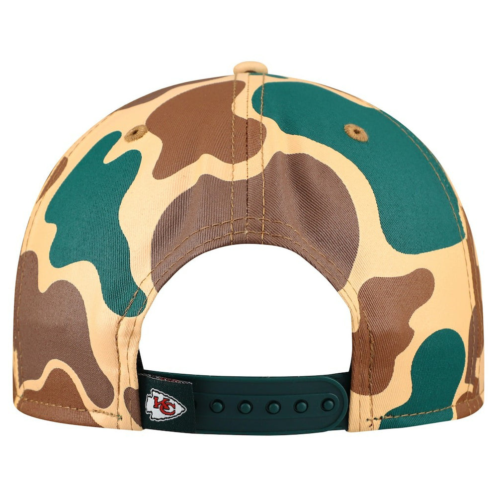 Kansas City Chiefs New Era Duck Rope 19TWENTY Snapback Hat - Camo - NFL