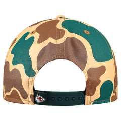 Kansas City Chiefs New Era Duck Rope 19TWENTY Snapback Hat - Camo - NFL