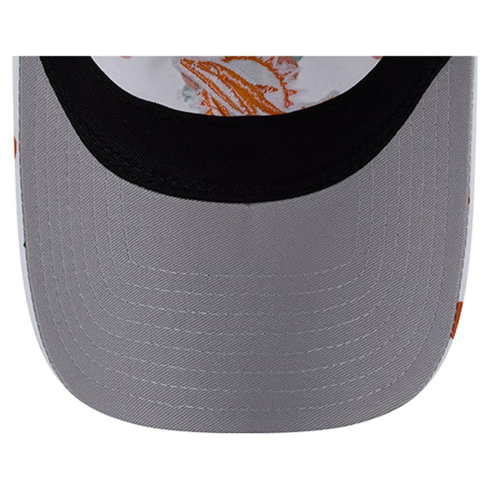 Miami Dolphins New Era Women's Fruit Pattern 9TWENTY Adjustable Hat - White - NFL