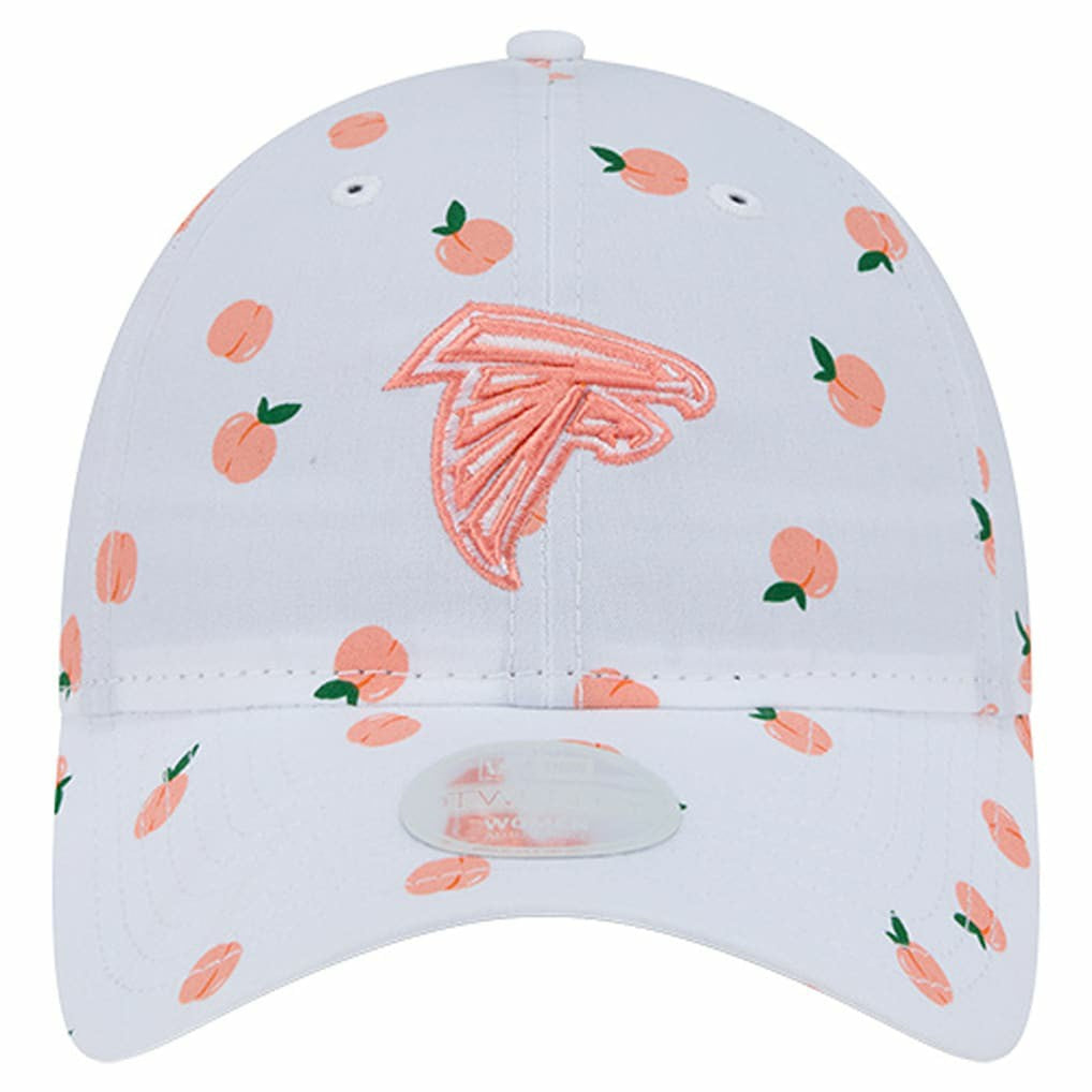 Atlanta Falcons New Era Women's Fruit Pattern 9TWENTY Adjustable Hat - White - NFL