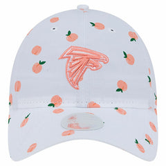 Atlanta Falcons New Era Women's Fruit Pattern 9TWENTY Adjustable Hat - White - NFL