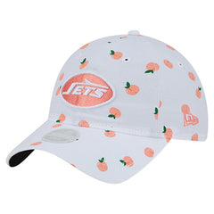 New York Jets New Era Women's Fruit Pattern 9TWENTY Adjustable Hat - White - NFL