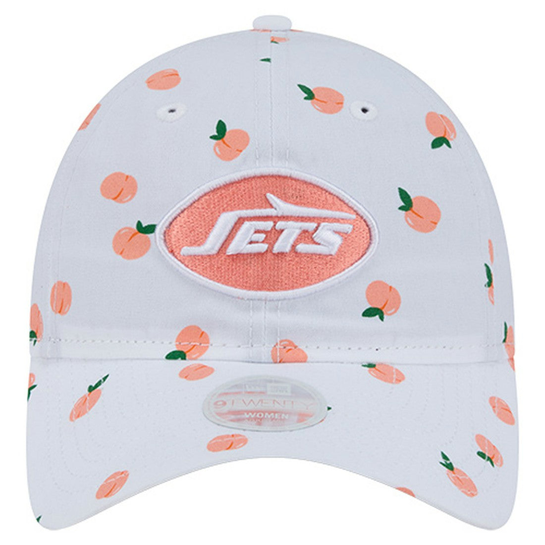 New York Jets New Era Women's Fruit Pattern 9TWENTY Adjustable Hat - White - NFL
