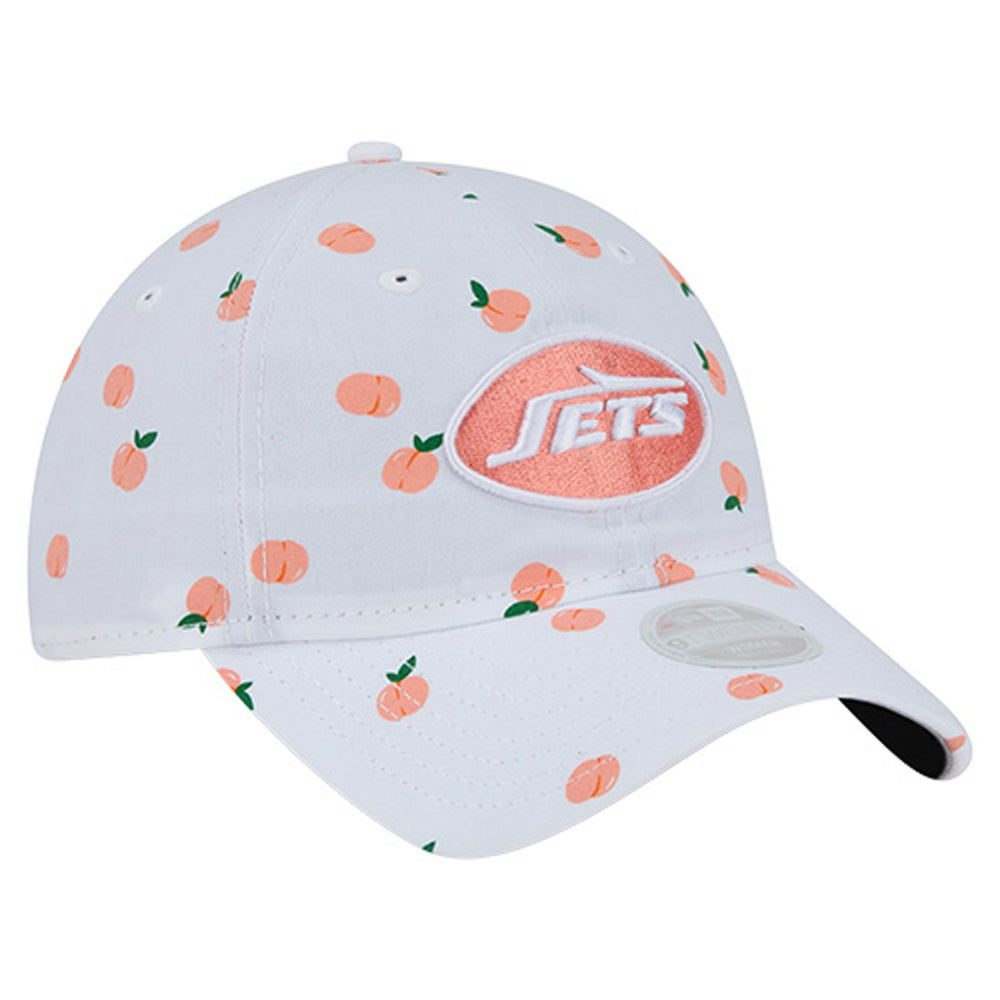 New York Jets New Era Women's Fruit Pattern 9TWENTY Adjustable Hat - White - NFL